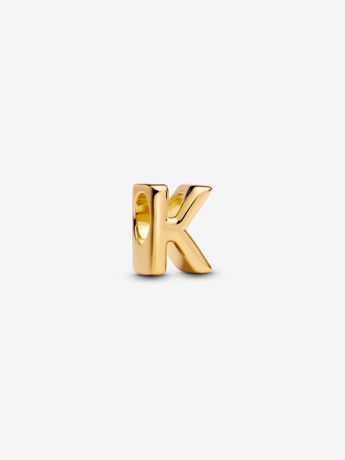 Pandora Letter K Alphabet Charm 14k gold plating