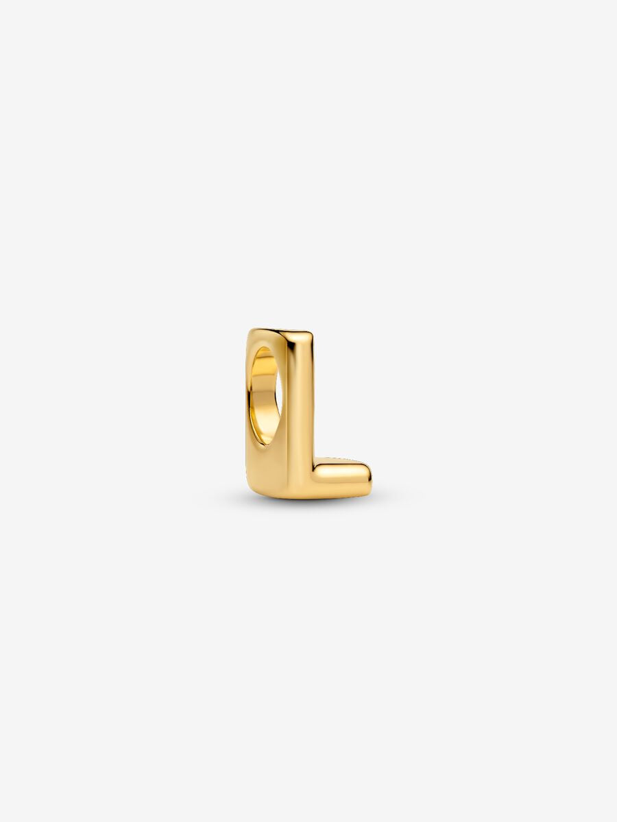 Pandora Letter L Alphabet Charm 14k gold plating