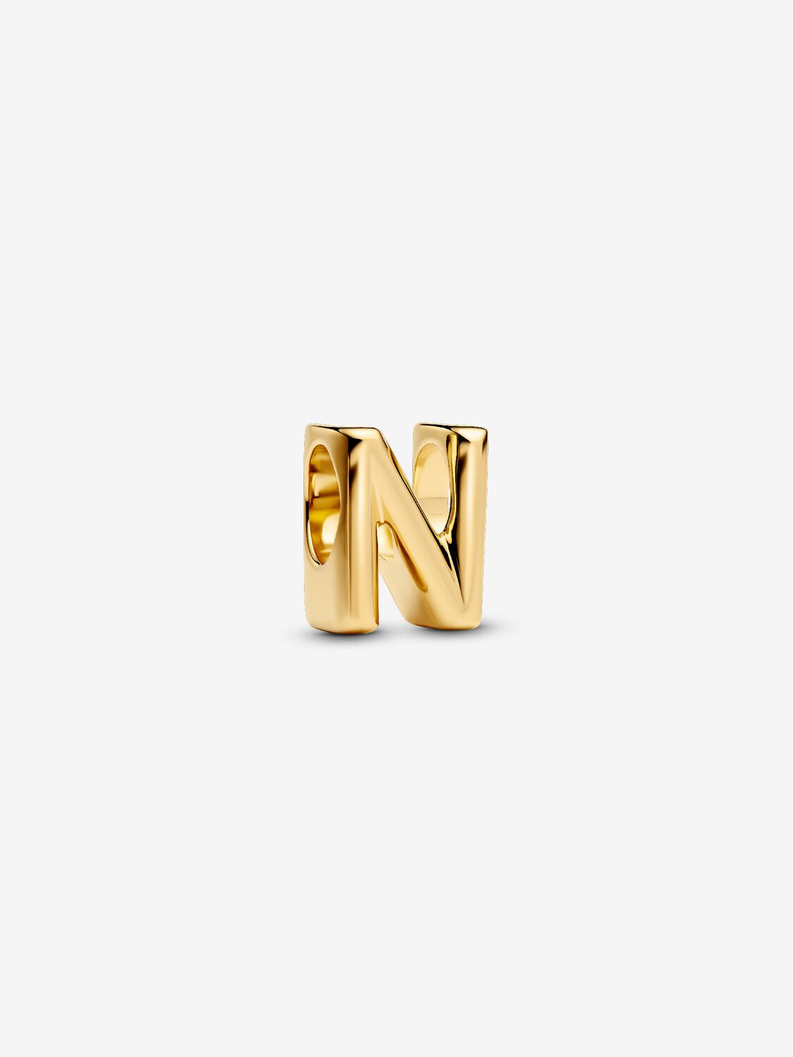 Pandora Letter N Alphabet Charm 14k gold plating