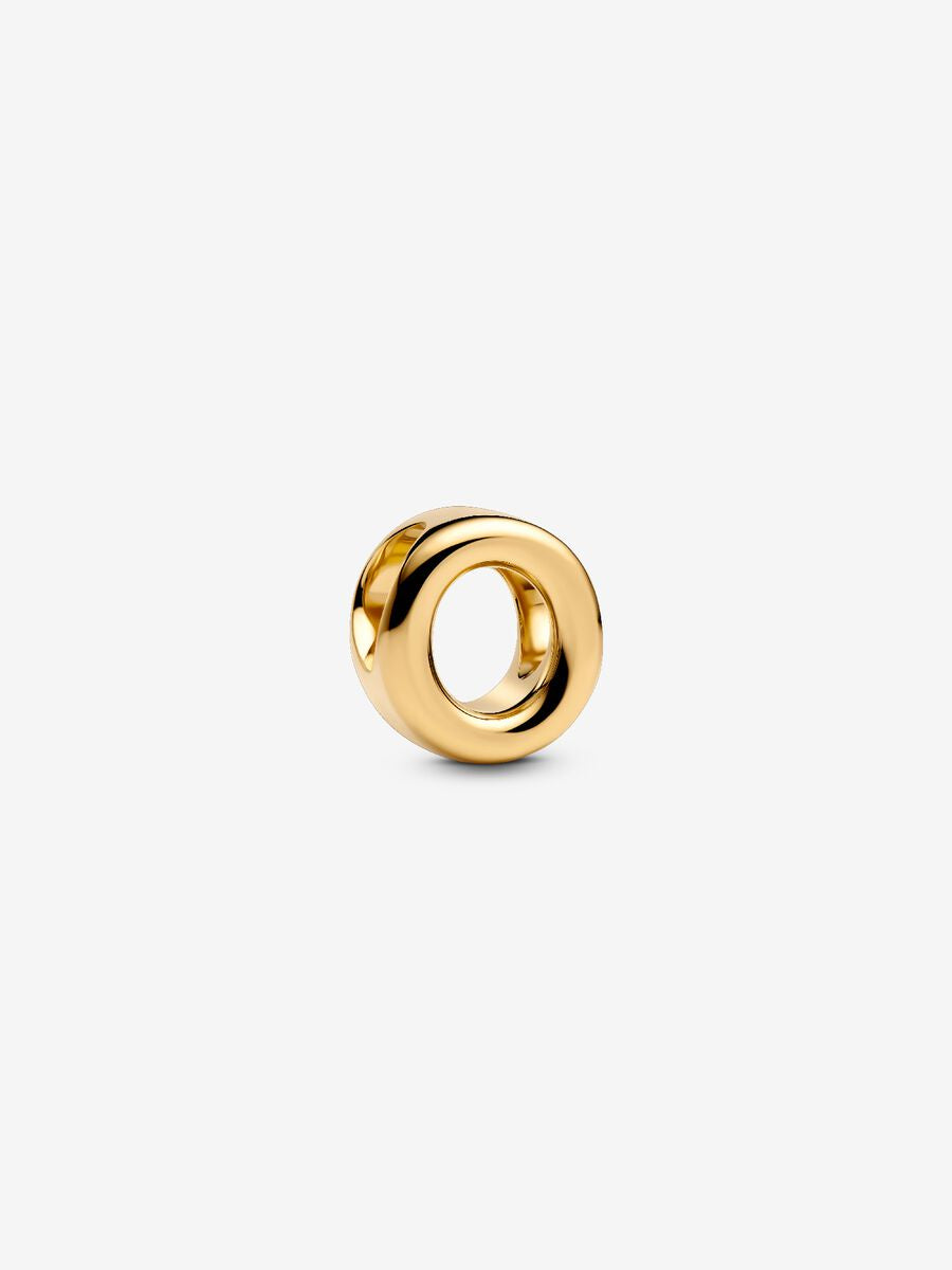 Pandora Letter O Alphabet Charm 14k gold plating