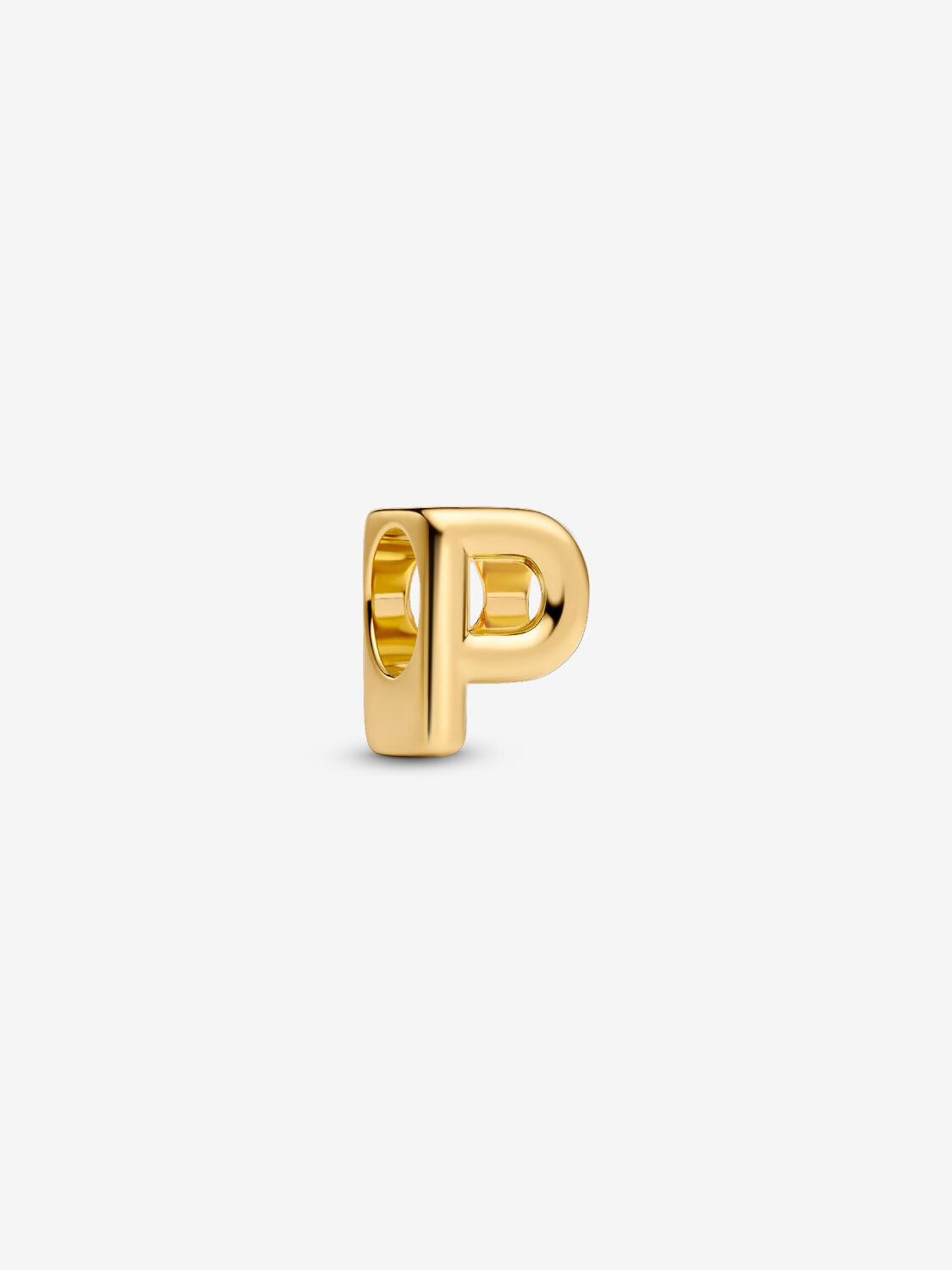 Pandora Letter P Alphabet Charm 14k gold plating