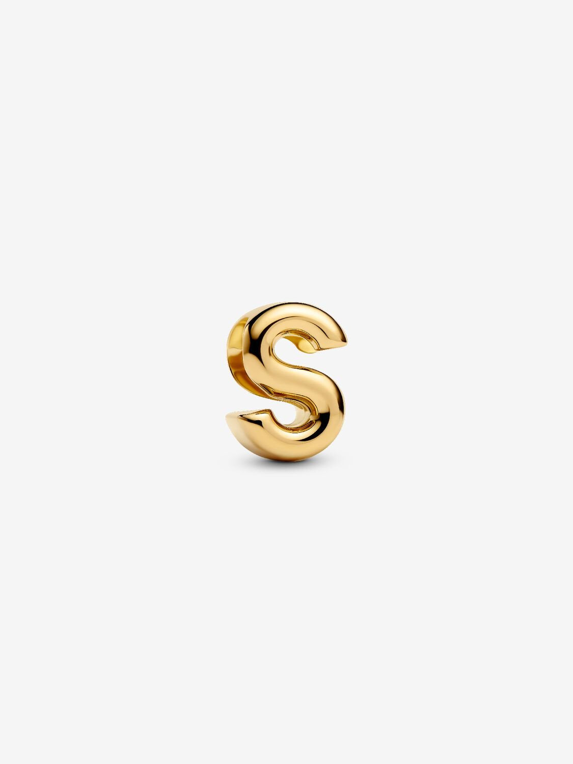 Pandora Letter S Alphabet Charm 14k gold plating