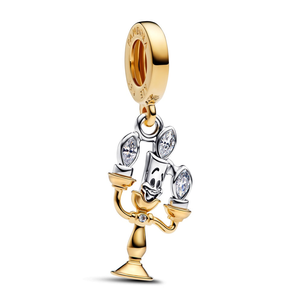 Pandora Disney Beauty and the Beast Lumiere Dangle Charm
