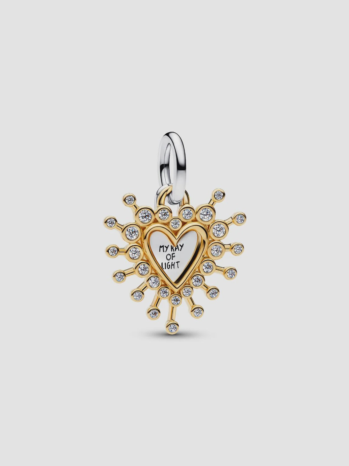 Pandora Radiant Heart Double Dangle Charm