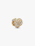 Pandora Gold Plated Sparkling Stones Heart Charm
