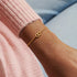 Joma Mini Charms Pavé Linked Circles Gold Bracelet