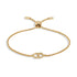 Joma Mini Charms Pavé Linked Circles Gold Bracelet