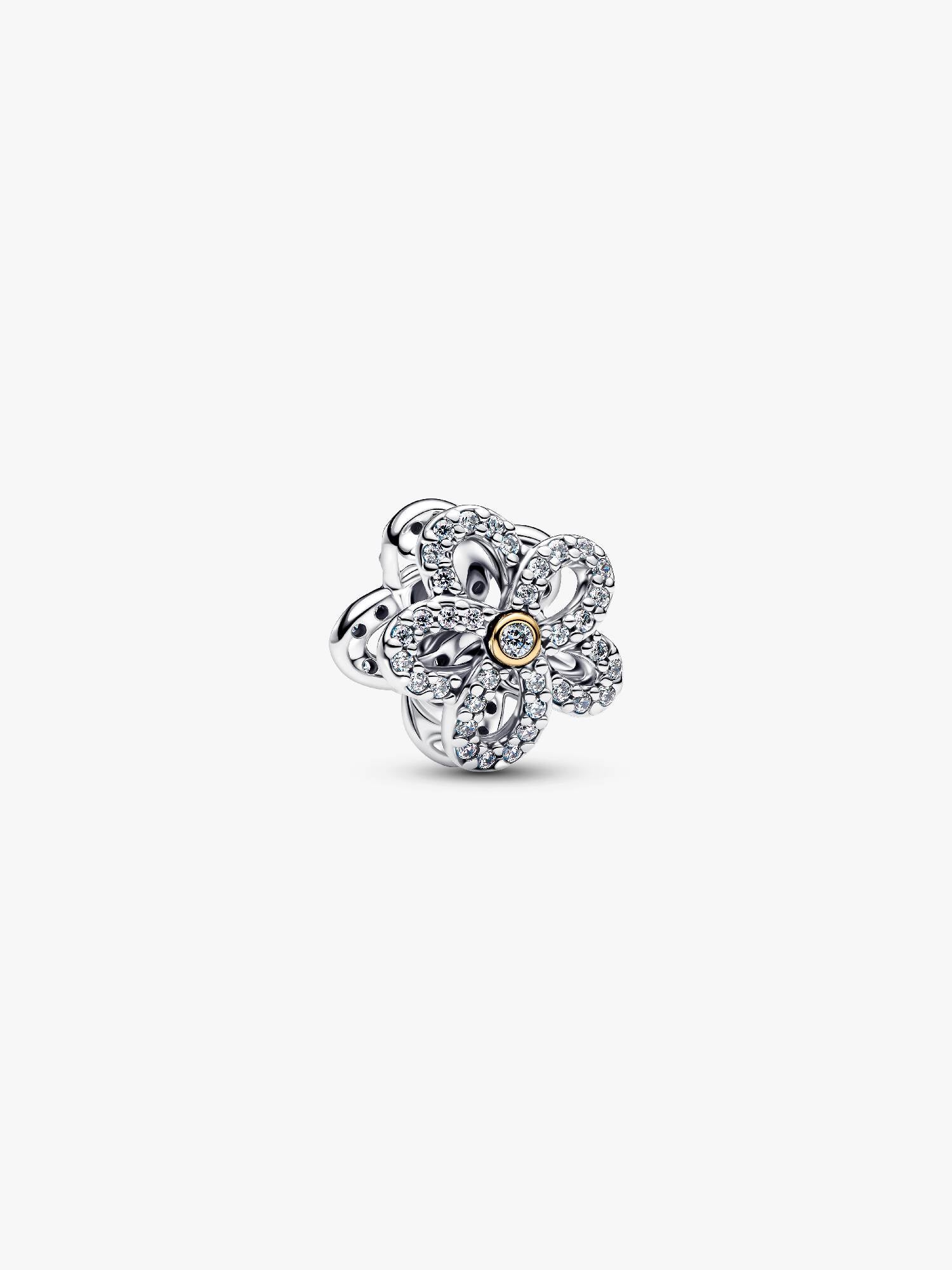 Pandora Pavé Flower Openwork Charm