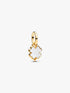 Pandora White Lucky Clover Dangle Charm