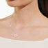 Joma Style Stories Pavé Edge Heart Silver Necklace