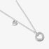 Joma Style Stories Pavé Edge Heart Silver Necklace