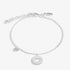 Joma Style Stories Pavé Edge Heart Silver Bracelet