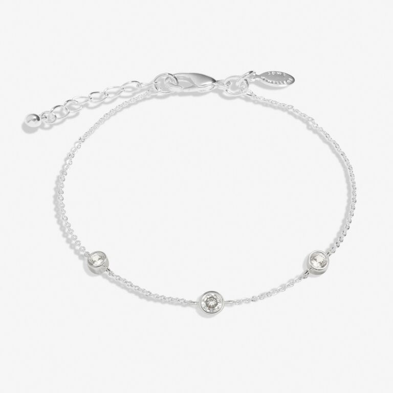 Joma Style stories CZ Silver Bracelet