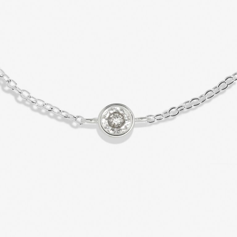 Joma Style stories CZ Silver Bracelet