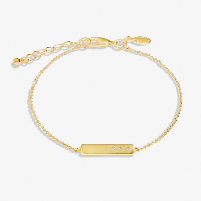 Joma Style Stories Bar Gold Bracelet