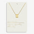 Joma Style Stories Pavé Tag Gold Necklace