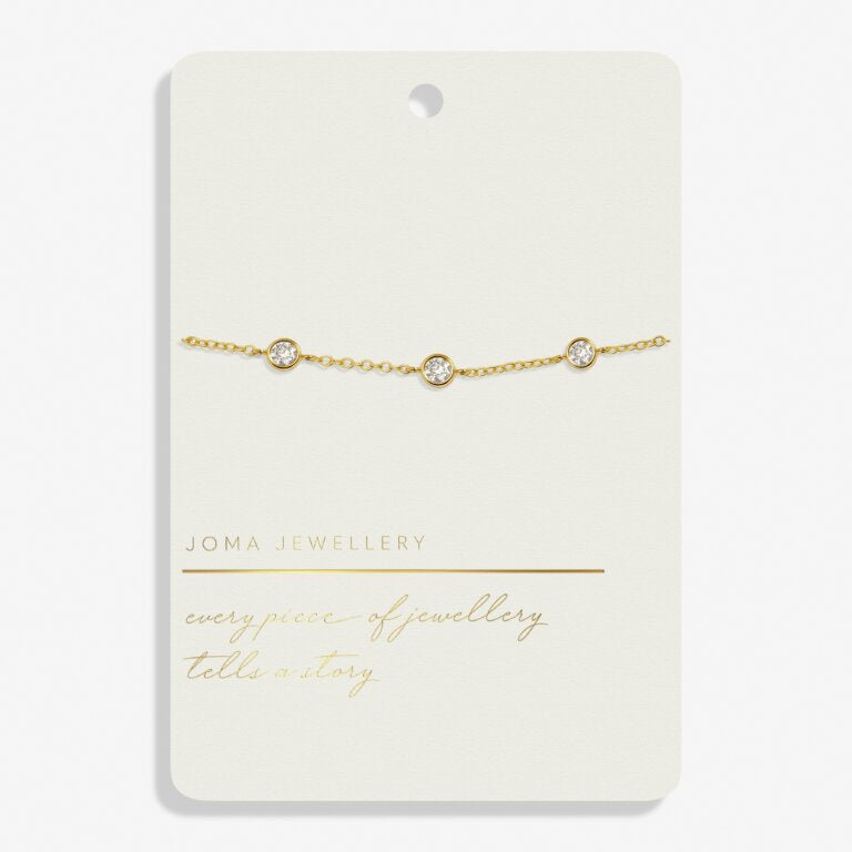 Joma Style Stories CZ Gold Bracelet