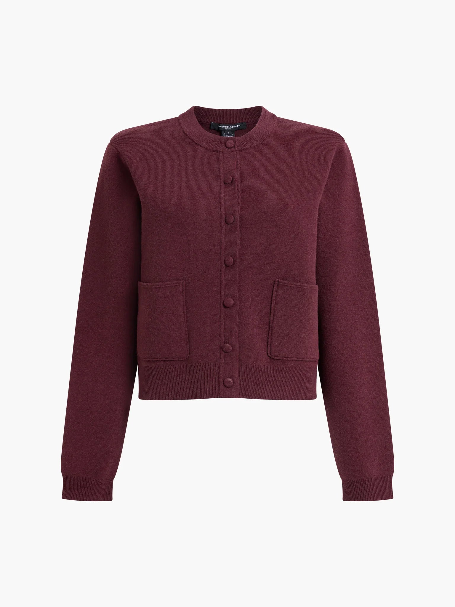 French Connection Riri Cardigan Cherry Liqueur