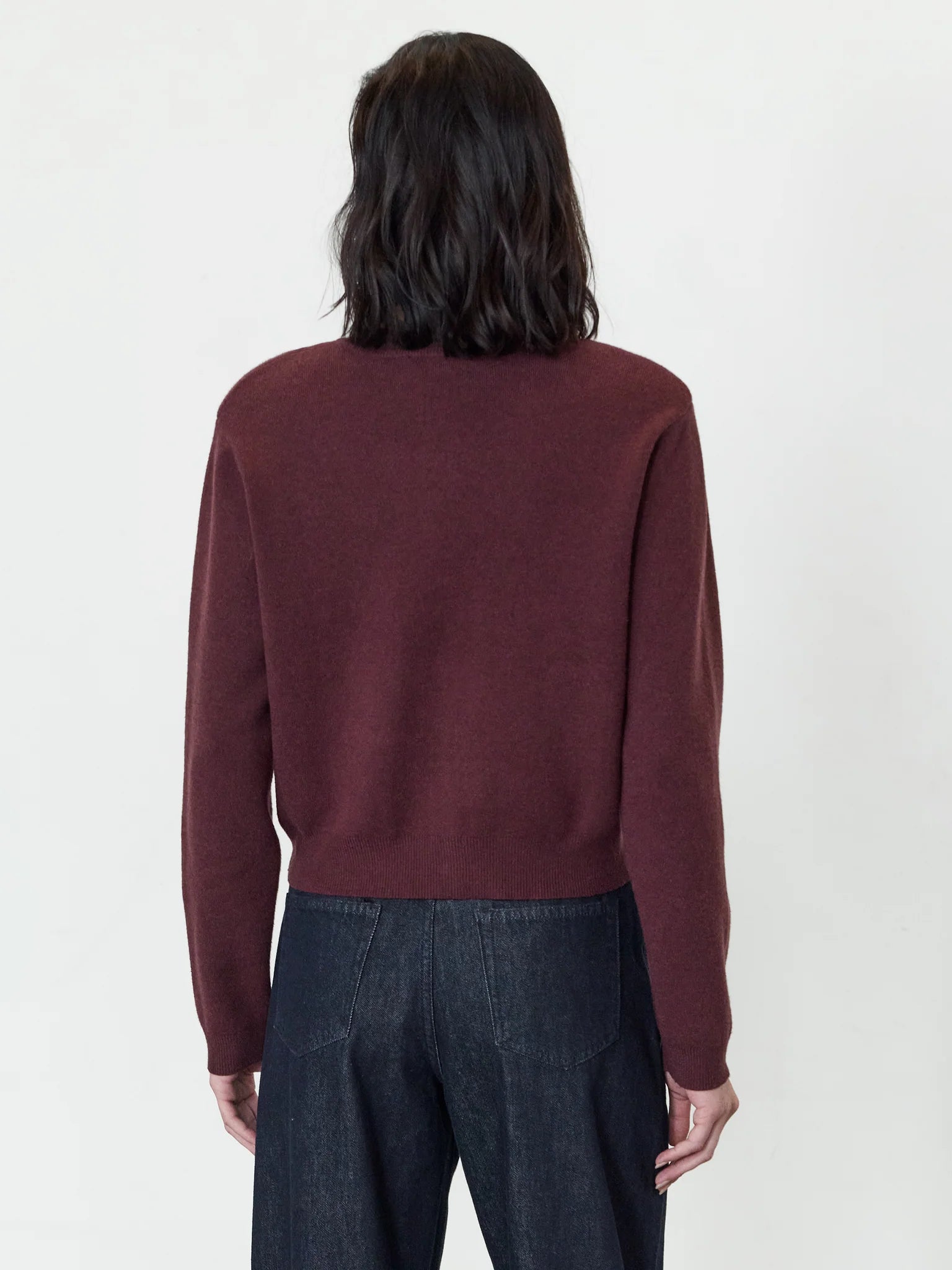 French Connection Riri Cardigan Cherry Liqueur