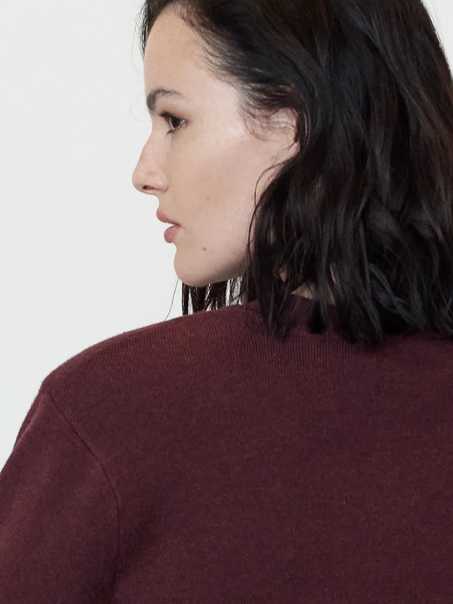 French Connection Riri Cardigan Cherry Liqueur