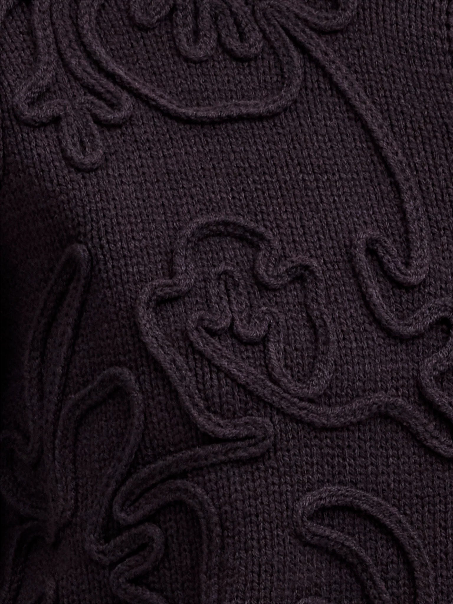 French Connection Varli Floral Drawing Cardigan Mocha Brown