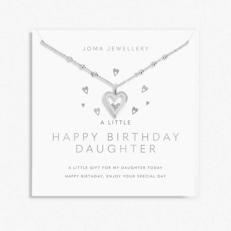 Joma A Little Happy Birthday Daughter Necklace