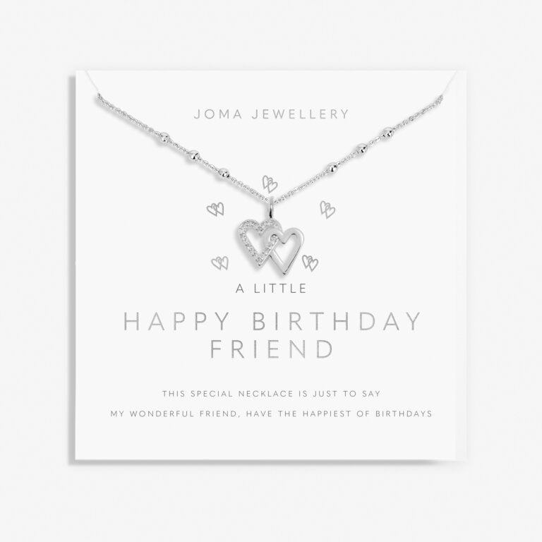 Joma A Little Happy Birthday Friend Necklace