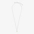 Joma Halo Pearl CZ & Pearl Pendant Silver Necklace