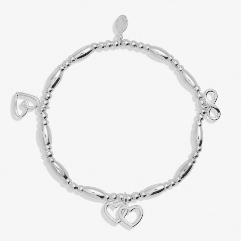 Joma Life's A Charm Friendship Silver Bracelet