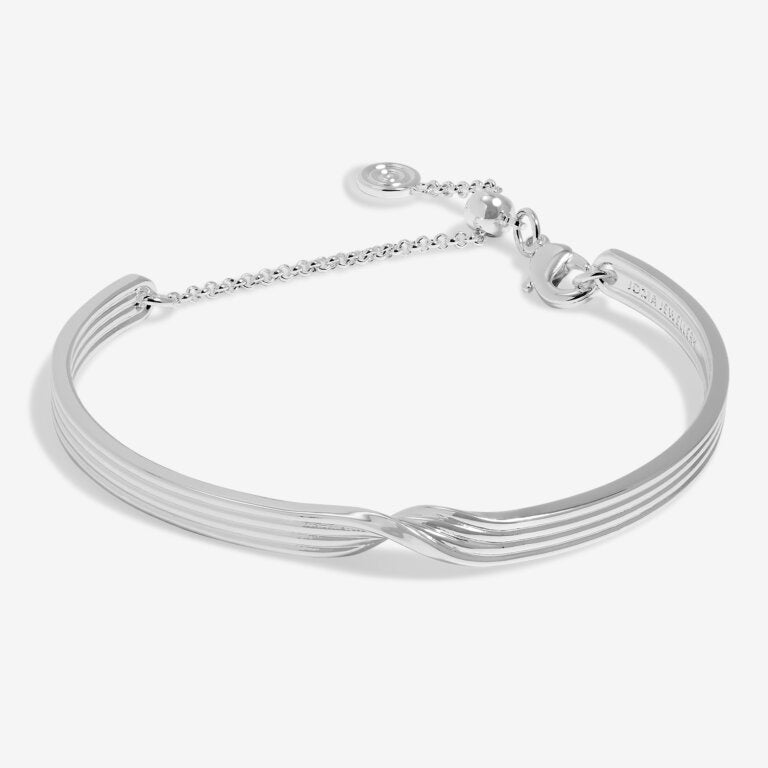 Joma Twist Silver Bangle