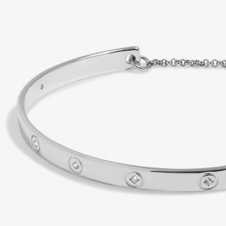 Joma CZ Circle Silver Bracelet