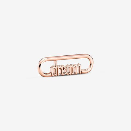 Pandora Me Rose Gold Dream Script Word Link