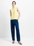 French Connection Lily Mozart Tank Top Mellow Yellow