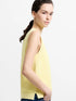 French Connection Lily Mozart Tank Top Mellow Yellow