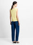 French Connection Lily Mozart Tank Top Mellow Yellow