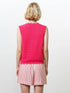 French Connection Lois Mozart Top Vest Fuchsia Pink