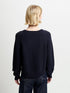 French Connection Lilly Mozart Crew Neck Jumper Utility Blue