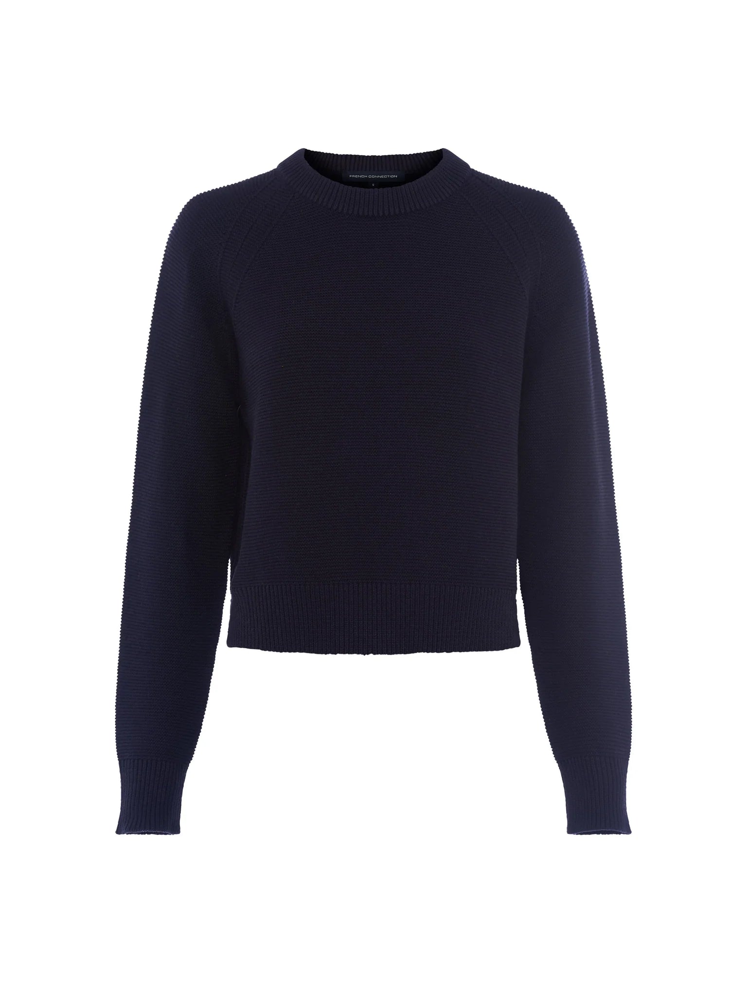 French Connection Lilly Mozart Crew Neck Jumper Utility Blue