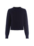 French Connection Lilly Mozart Crew Neck Jumper Utility Blue
