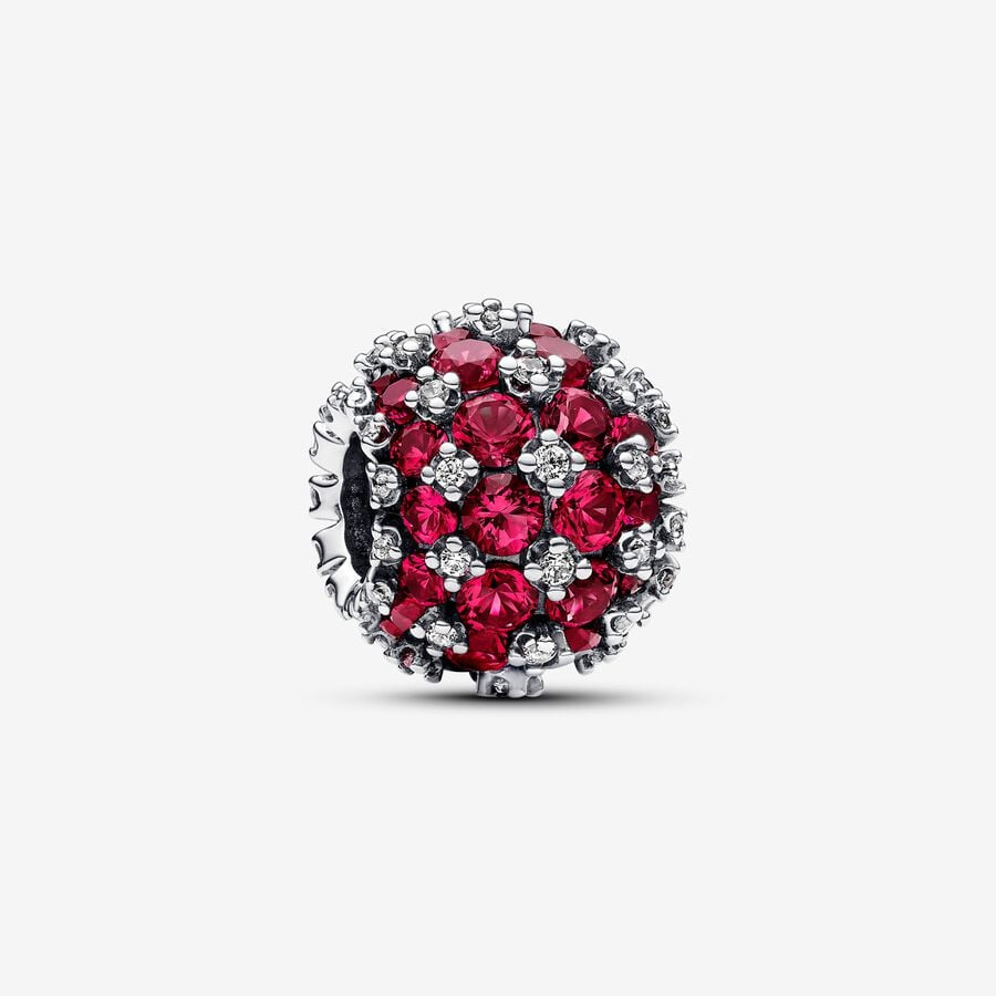 Pandora Sparkling Pavé Round Pink Charm