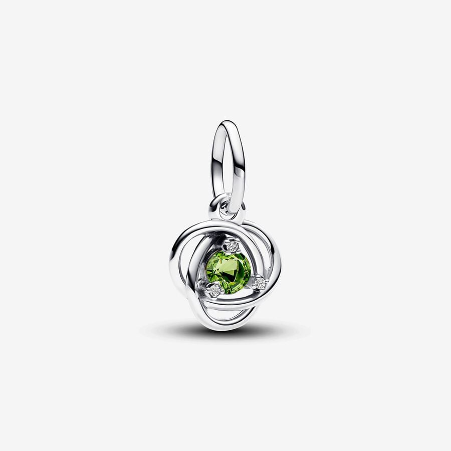 Pandora Spring Green Eternity Circle Dangle Charm