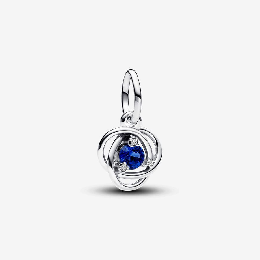 Pandora Blue Eternity Circle Dangle Charm