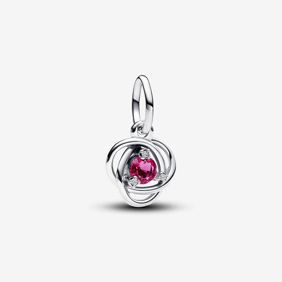 Pandora Pink Eternity Circle Dangle Charm