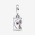 Pandora Disney Villains Queen of Hearts Double Dangle Charm