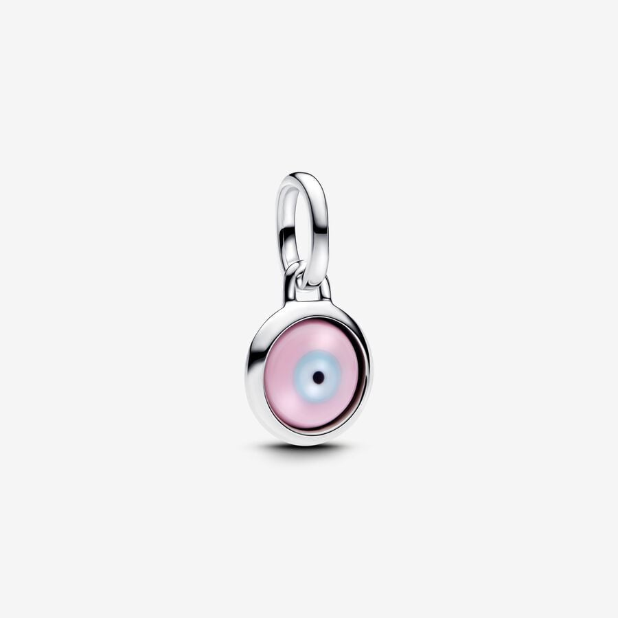 Pandora Me Engravable Evil Eye Murano Glass Mini Dangle Charm