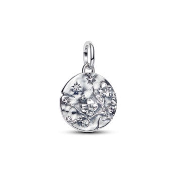 Pandora Me Cherry Blossom Medallion Charm