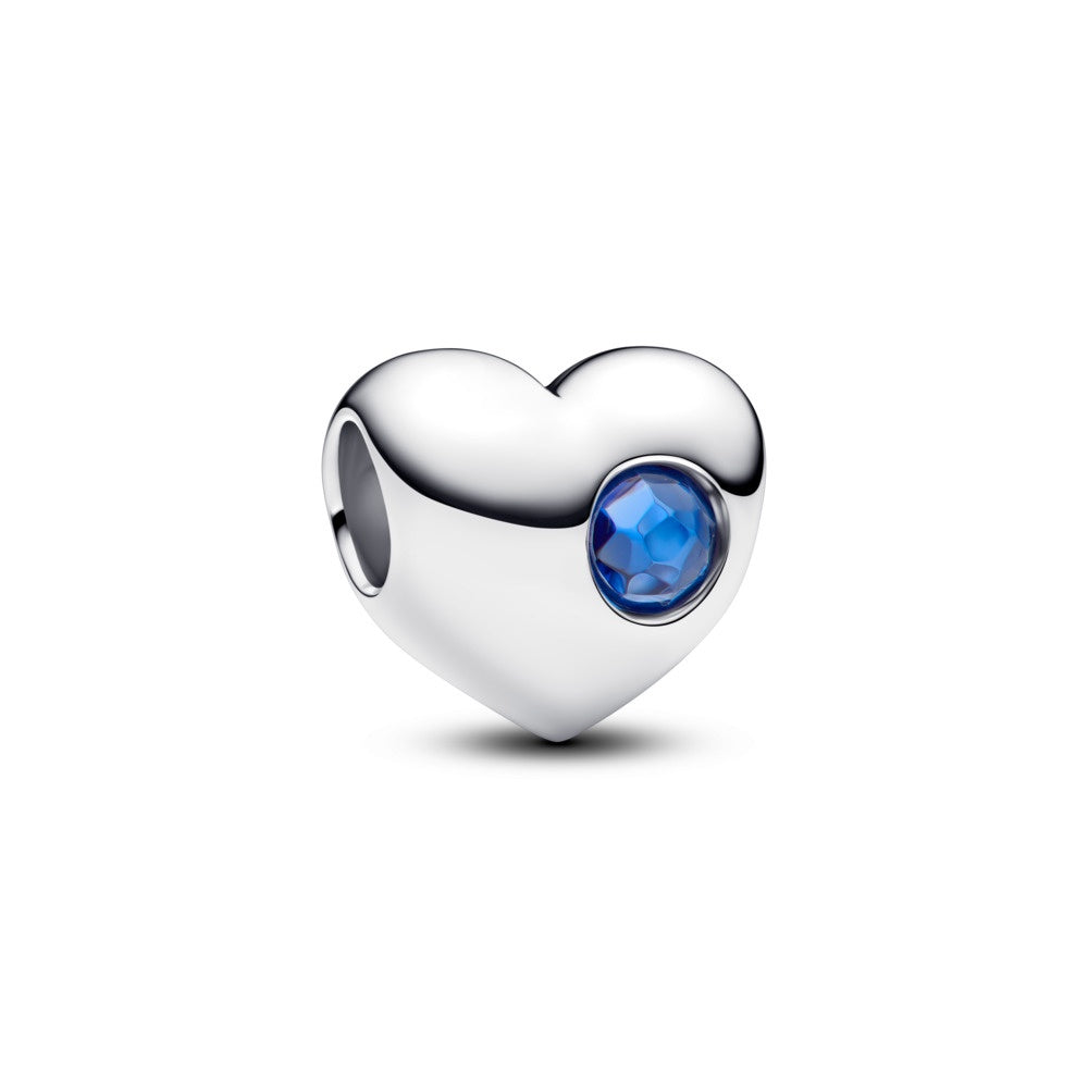 Pandora Engravable September Birthstone Heart Charm