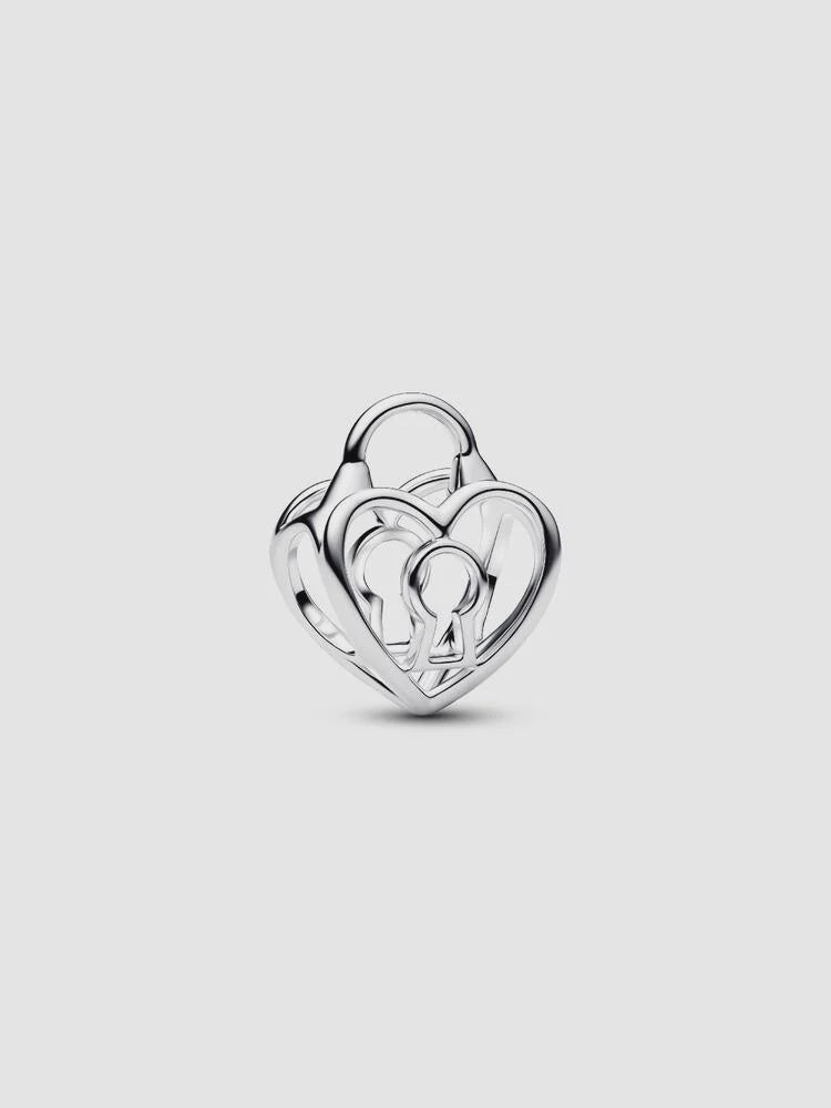 Pandora Openwork Heart Padlock Charm