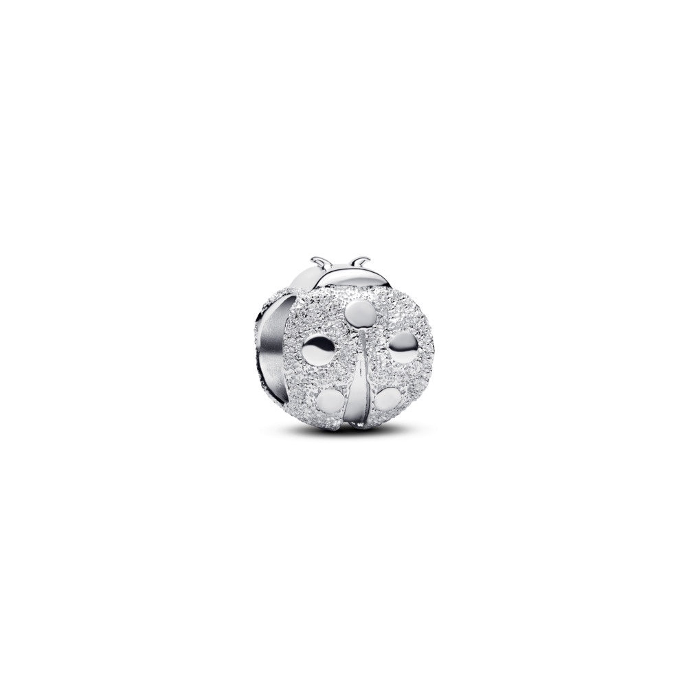 Pandora Textured Ladybird Mini Charm