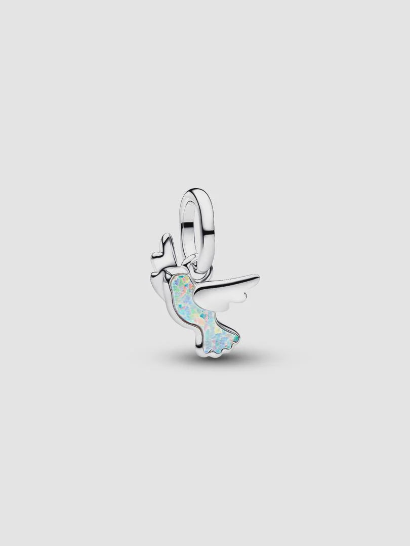 Pandora White Dove Mini Dangle Charm